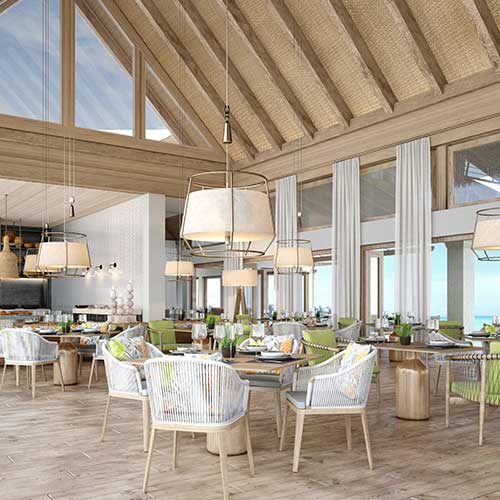 Waldorf Astoria Maldives – all day dining